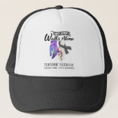 Carcot Marie Tooth Awareness Ribbon Gifts Trucker Pet (Voorkant)