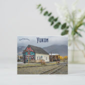 Carcross in het Yukon Canada Briefkaart (Staand voorkant)