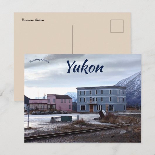 Carcross Yukon Canada Briefkaart (Voorkant / Achterkant)