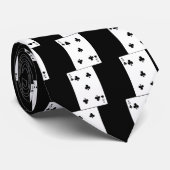 card815 KAARTEN VIJF CLUBS GAMBLING POKER GAMES Stropdas (Opgerold)