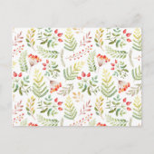 Card (10,8 x 14,2 cm) - Autumn Pattern Briefkaart (Voorkant)