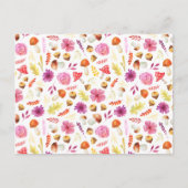 Card (10,8 x 14,2 cm) - Autumn Pattern Briefkaart (Voorkant)