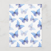 Card (10,8 x 14,2 cm) - Butterfly Pattern Briefkaart (Voorkant)