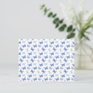 Card (10,8 x 14,2 cm) - Butterfly Pattern Briefkaart