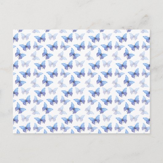 Card (10,8 x 14,2 cm) - Butterfly Pattern Briefkaart (Voorkant)