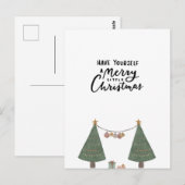 Card (10,8 x 14,2 cm) - Christmas Briefkaart (Voorkant / Achterkant)