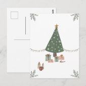 Card (10,8 x 14,2 cm) - Christmas Briefkaart (Voorkant / Achterkant)