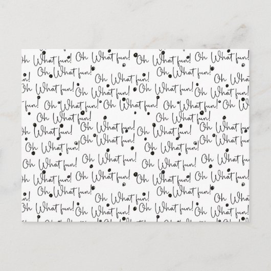 Card (10,8 x 14,2 cm) - Christmas Pattern Briefkaart (Voorkant)