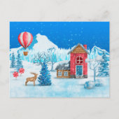 Card (10,8 x 14,2 cm) - Christmas Scene Briefkaart (Voorkant)