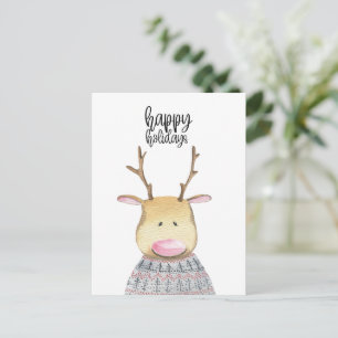 Card (10,8 x 14,2 cm) - Deer Briefkaart