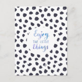 Card (10,8 x 14,2 cm) - Enjoy The Little Things Briefkaart (Voorkant)
