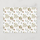 Card (10,8 x 14,2 cm) - Floral Pattern Briefkaart (Voorkant)