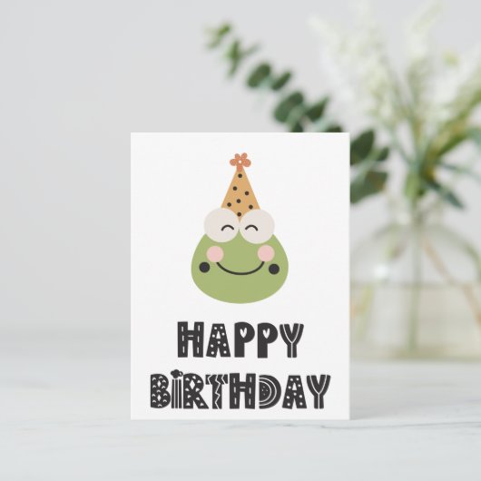 Card (10,8 x 14,2 cm) - Frog Briefkaart (Staand voorkant)