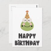 Card (10,8 x 14,2 cm) - Frog Briefkaart (Voorkant / Achterkant)