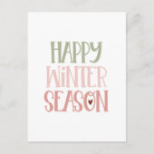 Card (10,8 x 14,2 cm) - Happy Winter Season Briefkaart (Voorkant)