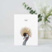 Card (10,8 x 14,2 cm) - Hello! Briefkaart (Staand voorkant)