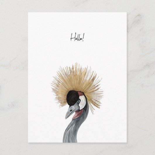 Card (10,8 x 14,2 cm) - Hello! Briefkaart (Voorkant)