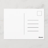 Card (10,8 x 14,2 cm) - Lavender Pattern Briefkaart (Achterkant)
