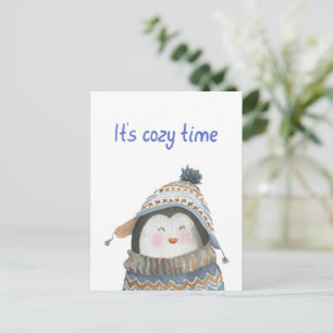 Card (10,8 x 14,2 cm) - Little Penguin Briefkaart