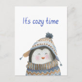 Card (10,8 x 14,2 cm) - Little Penguin Briefkaart (Voorkant)