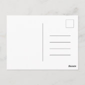 Card (10,8 x 14,2 cm) - Snow Mice Pattern Briefkaart (Achterkant)