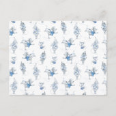 Card (10,8 x 14,2 cm) - Snow Mice Pattern Briefkaart (Voorkant)