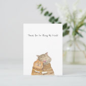 Card (10,8 x 14,2 cm) - Thank You! Briefkaart (Staand voorkant)