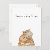 Card (10,8 x 14,2 cm) - Thank You! Briefkaart (Voorkant / Achterkant)