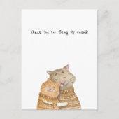 Card (10,8 x 14,2 cm) - Thank You! Briefkaart (Voorkant)