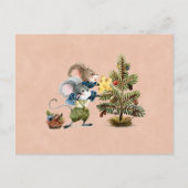 Card (10,8 x 14,2 cm) - Two Little Mice Briefkaart (Voorkant)