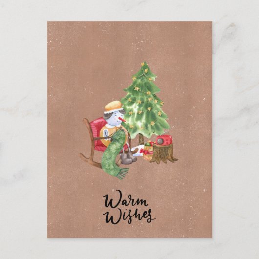 Card (10,8 x 14,2 cm) - Warm Wishes Briefkaart (Voorkant)