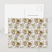 Card (10,8 x 14,2 cm) - Winter Pattern Briefkaart (Voorkant / Achterkant)