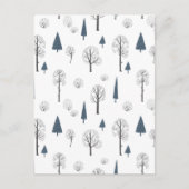 Card (10,8 x 14,2 cm) - Winter Pattern Briefkaart (Voorkant)