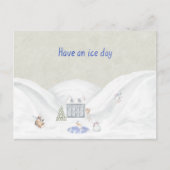 Card (10,8 x 14,2 cm) - Winter Scene Briefkaart (Voorkant)