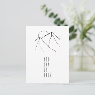 Card (10,8 x 14,2 cm) - You Can Do This Briefkaart