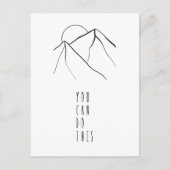 Card (10,8 x 14,2 cm) - You Can Do This Briefkaart (Voorkant)