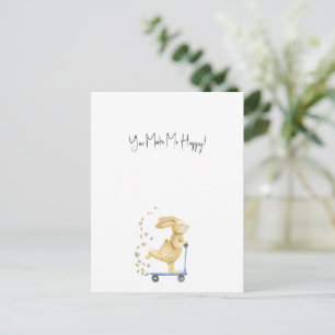 Card (10,8 x 14,2 cm) - You Make Me Happy! Briefkaart