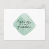 Card 10,8 x 14,2cm - Happiness Is Being A Grandma Briefkaart (Voorkant)