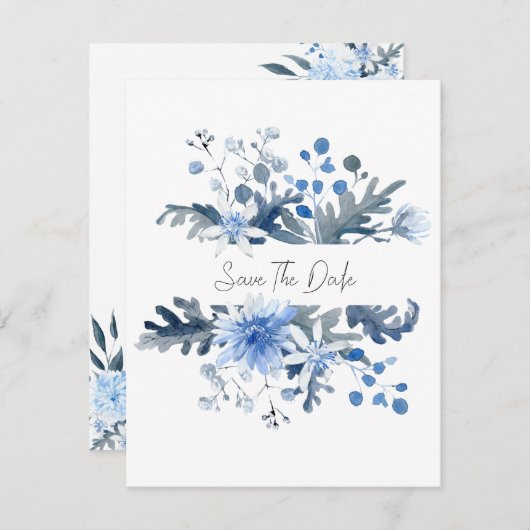 Card (10,8 x 14 cm) - Save The Date (Voorkant / Achterkant)