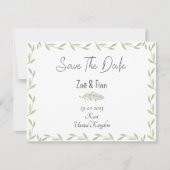 Card (10,8 x 14 cm) - Save The Date (Voorkant)