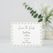 Card (10,8 x 14 cm) - Save The Date (Staand voorkant)