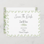 Card (10,8 x 14 cm) - Save The Date (Voorkant / Achterkant)