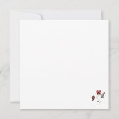 Card (13,3x13,3cm) - Flowers Kaart (Achterkant)