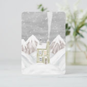 Card (8,9 x 12,7 cm) - Winter Scene (Staand voorkant)