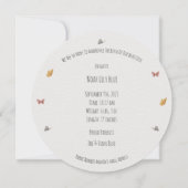 Card (Circle) - Birth Announcement Kaart (Achterkant)