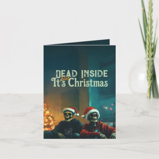 Card Dead Inside... But It’s Christmas (Voorkant)