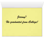 Card - Did you hear ... Event (Binenzijde Horizontaal (Onderkant))