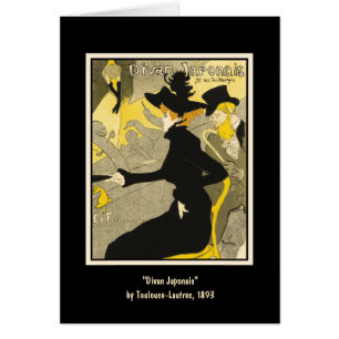 Card: Divan Japonais by Toulouse-Lautrec
