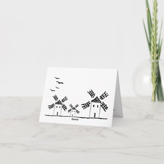 Card Don Quixote  Kaart (Achterkant)