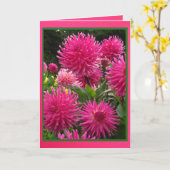 Card - Feliz Cumpleaños a mi Tía - Las Dalias Kaart (Gele Bloem)